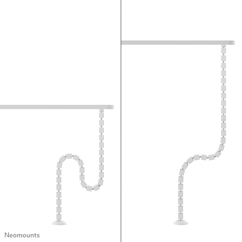 Neomounts ADS06-130WH Colonne vertébrale - fixation à vis - universel